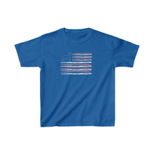 Load image into Gallery viewer, Show Lamb American Flag Youth T-Shirt