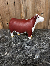 Load image into Gallery viewer, Breed Painted Steer, Heifer, Barrow, Gilt or Rabbit Piggy Bank, Hand Painted Breeds