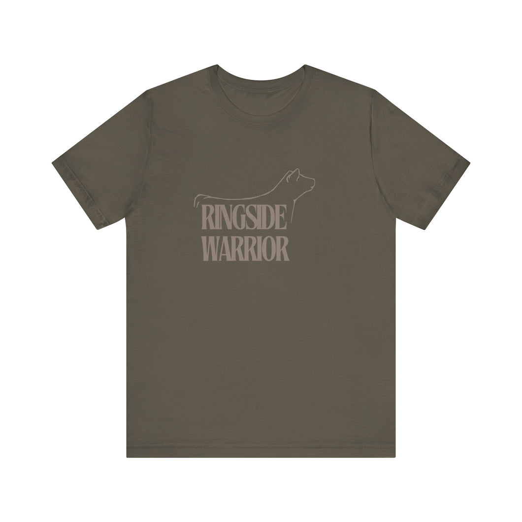 Show Steer Ringside Warrior Short Sleeve Tee, Show Livestock, Show Stock, Tapered Shoulders