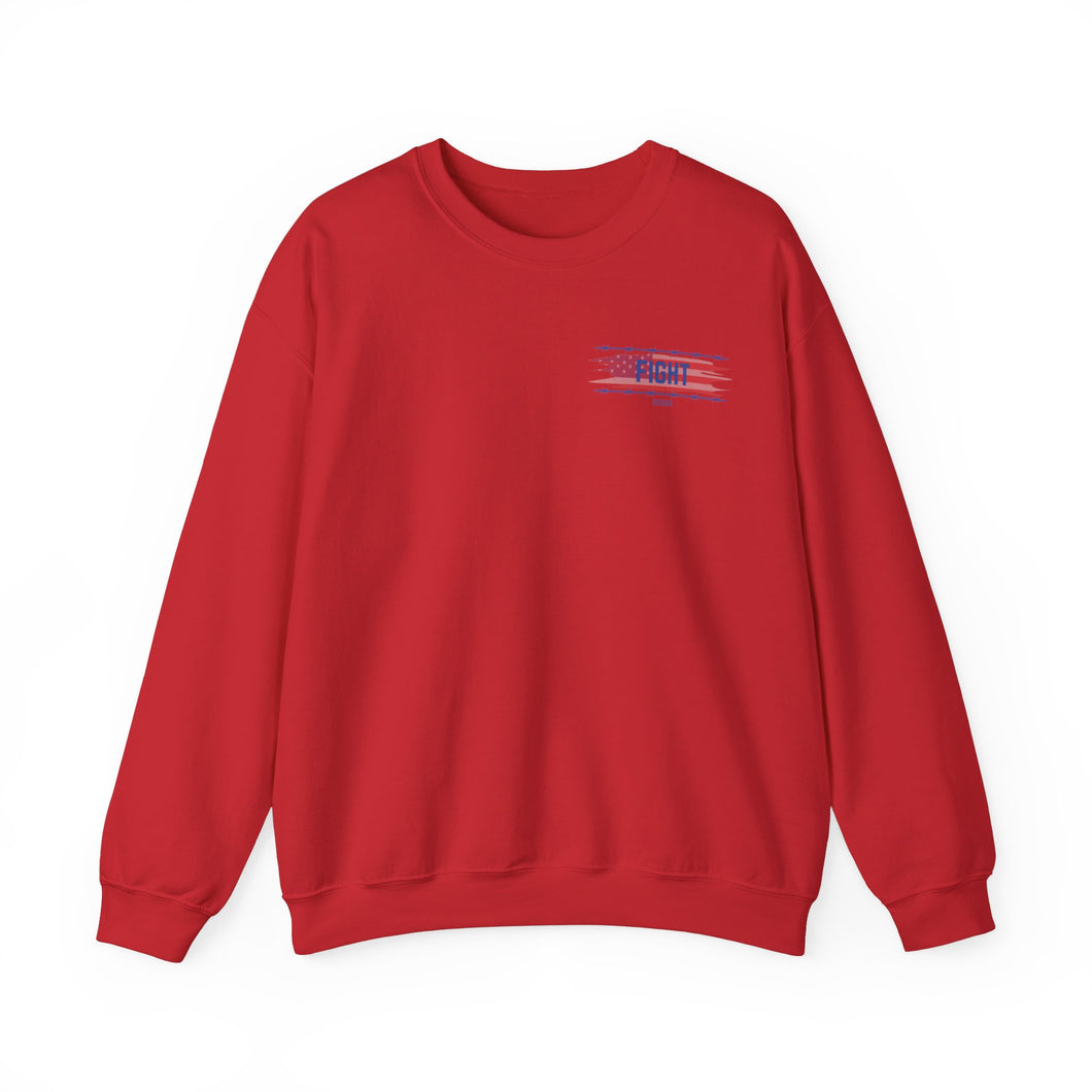 Fight 2024 Crewneck Sweatshirt, Fight, Trump, 2024, Election