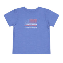 Load image into Gallery viewer, Show Lamb American Flag Toddler T-Shirt
