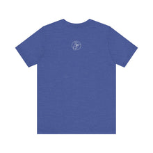 Load image into Gallery viewer, Show Barrow American Flag T-Shirt, Show Livestock, Show Stock, Barrow, Tapered, USA, Flag, Blue

