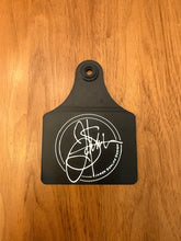 Load image into Gallery viewer, Custom Logo Cattle Ear Tag Ornament, Set of 5, Variety of Colors, 3D, Made in the USA
