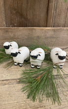 Load image into Gallery viewer, Valais Blacknose Sheep Ornaments, Set of 4
