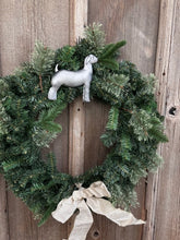 Load image into Gallery viewer, Show Goat Flat Wreath Ornament, 1 Each
