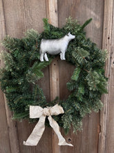 Load image into Gallery viewer, Show Heifer Flat Wreath Ornament, 1 Each
