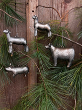 Load image into Gallery viewer, Livestock Market Animal Christmas Ornaments, Set of 4
