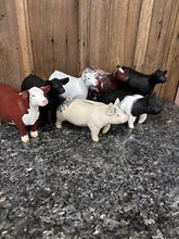 Load image into Gallery viewer, Breed Painted Steer, Heifer, Barrow, Gilt or Rabbit Piggy Bank, Hand Painted Breeds
