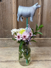 Load image into Gallery viewer, Show Heifer Flat Wreath/Floral Arrangement Ornament, 1 Each
