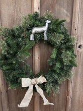 Load image into Gallery viewer, Show Lamb Flat Wreath Ornament, 1 Each
